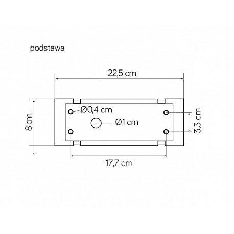 SU-MA Arma AR-K100 IP65 LED 9W, 230V