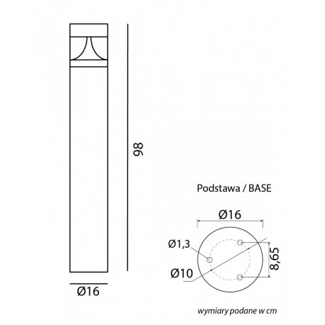 SU-MA Barel BRL-980 IP65 LED 23W, 230V