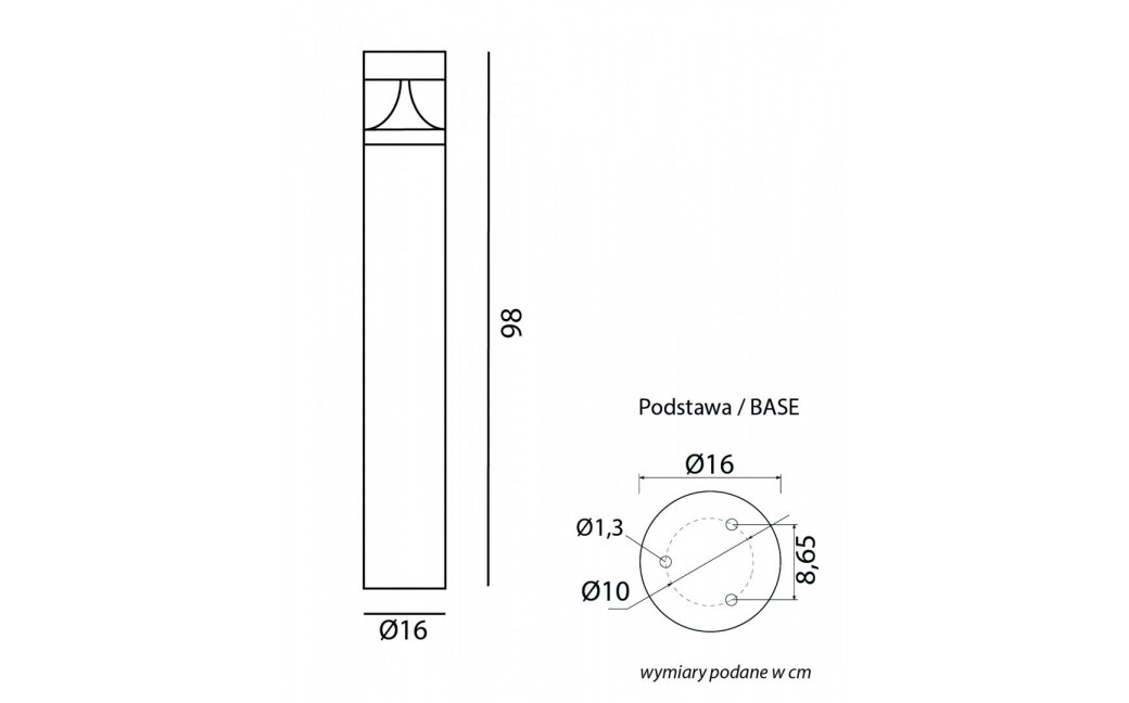 SU-MA Barel BRL-980 IP65 LED 23W, 230V