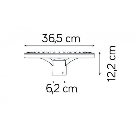 SU-MA Ster STR-HEAD IP65 LED 44W, 230V