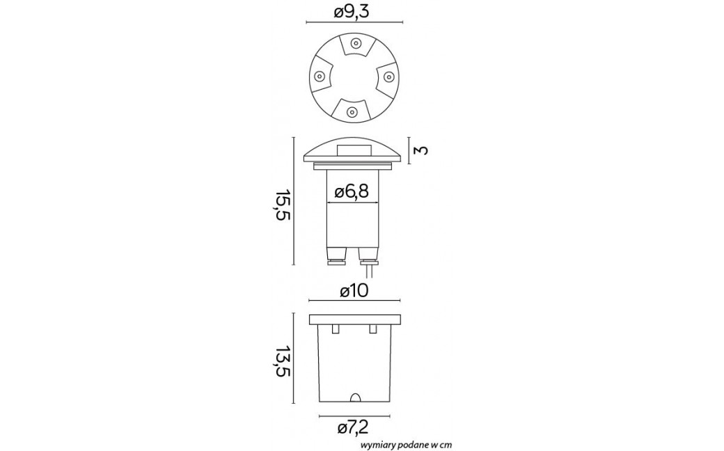 SU-MA Pabla 2725 E IP67 GU10 1 x max 35 W, 230 V