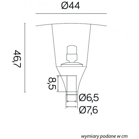 SU-MA Metis MTS-HEAD IP65 E27 max 100W, 230W