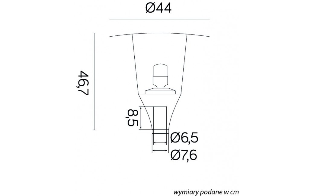 SU-MA Metis MTS-HEAD IP65 E27 max 100W, 230W