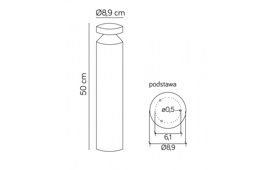 SU-MA Delta DL-500 IP44 14 x SMD LED, 6W, 230V