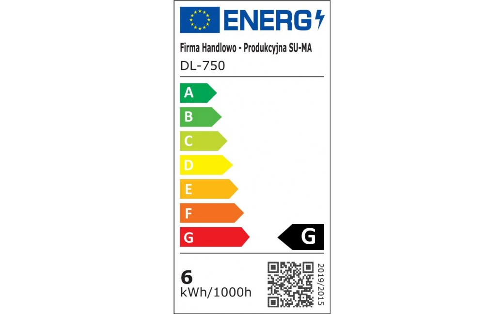 SU-MA Delta DL-750 IP44 14 x SMD LED, 6W, 230V