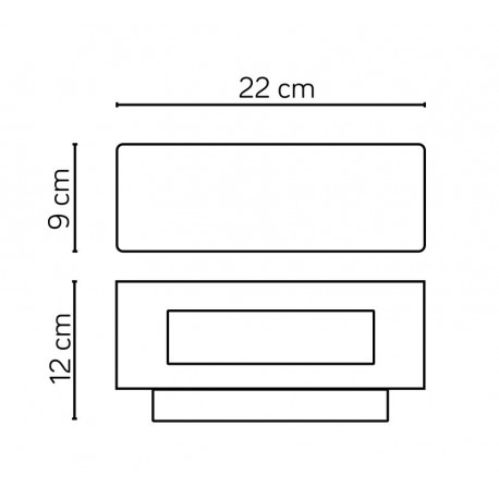 SU-MA Zen ZN-K100 IP54 E27, 1 x 18 W, 230 V