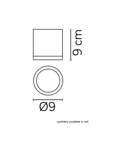 SU-MA Adela Midi M1455 DG IP54 GU10 1 x max 35 W, 230 V - produkt 2