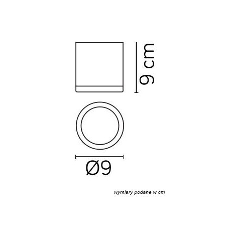 SU-MA Adela Midi M1455 DG IP54 GU10 1 x max 35 W, 230 V