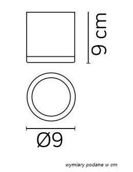 SU-MA Adela Midi M1455 DG IP54 GU10 1 x max 35 W, 230 V - produkt 2