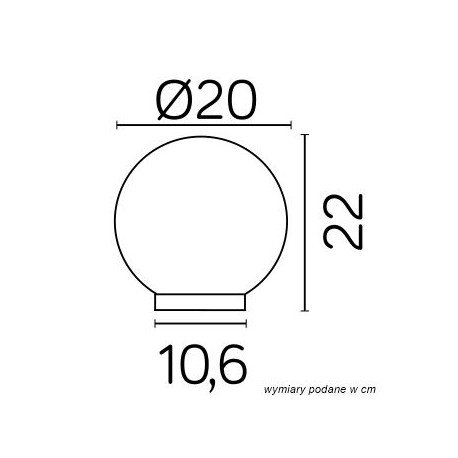 SU-MA Kule Classic G 200 Z ALU IP E27, 1 x 60 W, 230 V