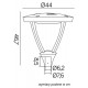 SU-MA ​Mars LS-LB-22A 4000K (głowica) IP65 LED 45 W, 230 V