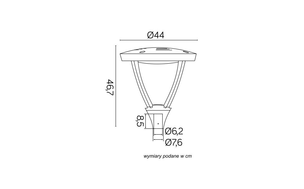 SU-MA ​Mars LS-LB-22A 4000K (głowica) IP65 LED 45 W, 230 V