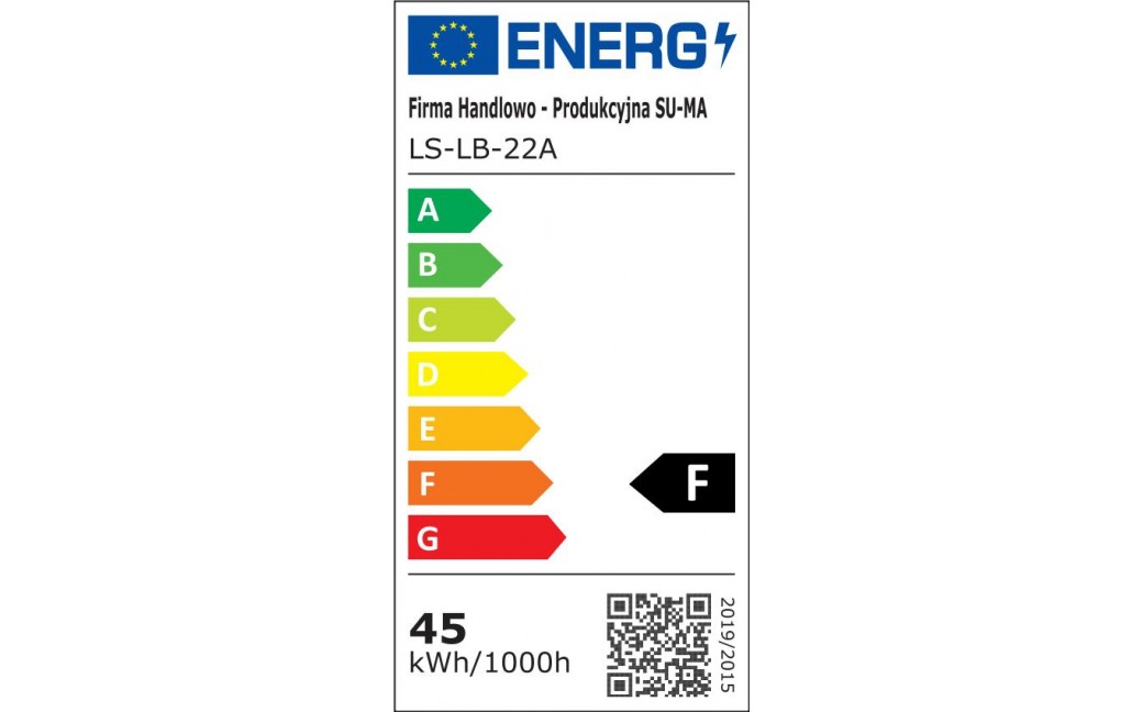 SU-MA ​Mars LS-LB-22A 4000K (głowica) IP65 LED 45 W, 230 V