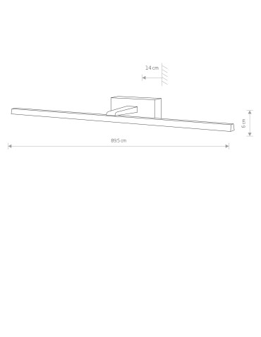 Nowodvorski VAN GOGH LED L Wall Sconces Max wattage 18W LED 3000K White 10290 - product 2