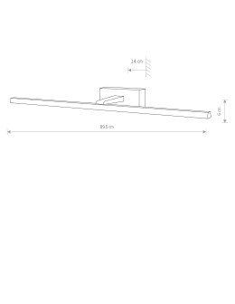 Nowodvorski VAN GOGH LED L   Lampy ścienne   Kinkiet  Max moc 18W LED 3000K Biały 10290 - produkt 2
