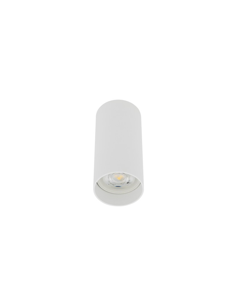 Round ceiling luminaires - Nowodvorski MONO S Surface-mounted Max wattage 10W only LED GU10 White 10776 - product kolory-swiatla.pl 3