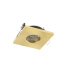 Square flush-mounted lamps - Nowodvorski BAHIA Concealed Max wattage 15W only LED GU10 IP44/20 Brass 10712 - product 1