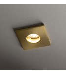 Square flush-mounted lamps - Nowodvorski BAHIA Concealed Max wattage 15W only LED GU10 IP44/20 Brass 10712 - product 2