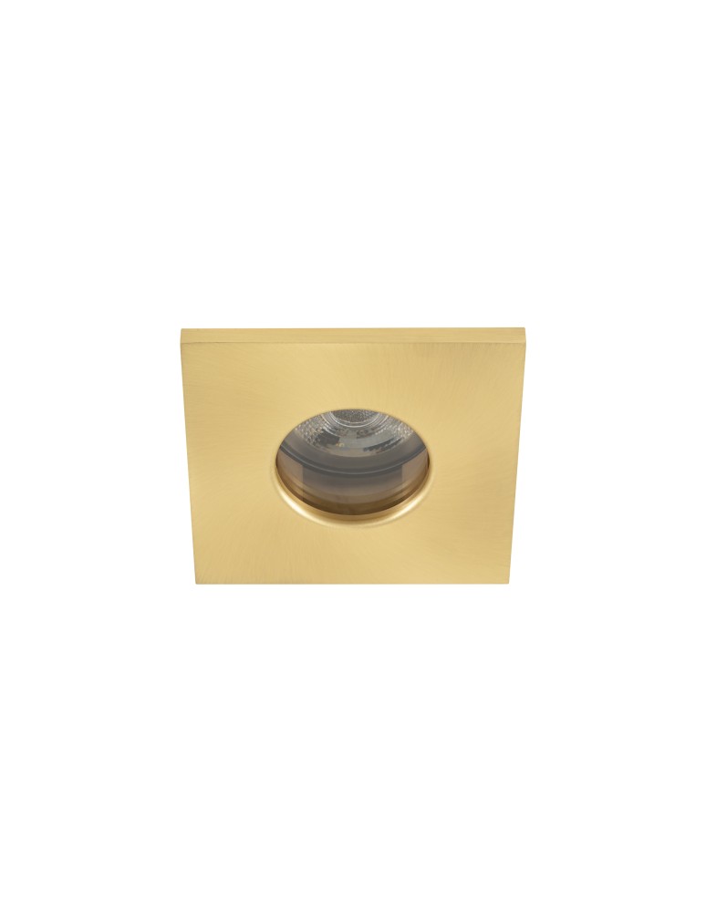 Square flush-mounted lamps - Nowodvorski BAHIA Concealed Max wattage 15W only LED GU10 IP44/20 Brass 10712 - product kolory-swiatla.pl 3