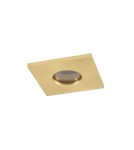 Square flush-mounted lamps - Nowodvorski BAHIA Concealed Max wattage 15W only LED GU10 IP44/20 Brass 10712 - product 4