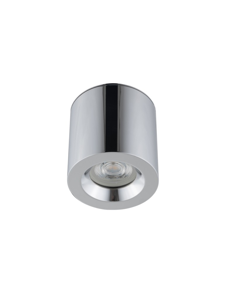 Hermetic ceiling luminaires - Nowodvorski CEARA Surface-mounted Max wattage 15W only LED GU10 IP44 Chrome 10713 - product kolory-swiatla.pl 3
