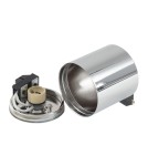 Hermetic ceiling luminaires - Nowodvorski CEARA Surface-mounted Max wattage 15W only LED GU10 IP44 Chrome 10713 - product 6