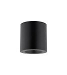 Hermetic ceiling luminaires - Nowodvorski CEARA Surface-mounted Max wattage 15W only LED GU10 IP44 Black 10714 - product 1