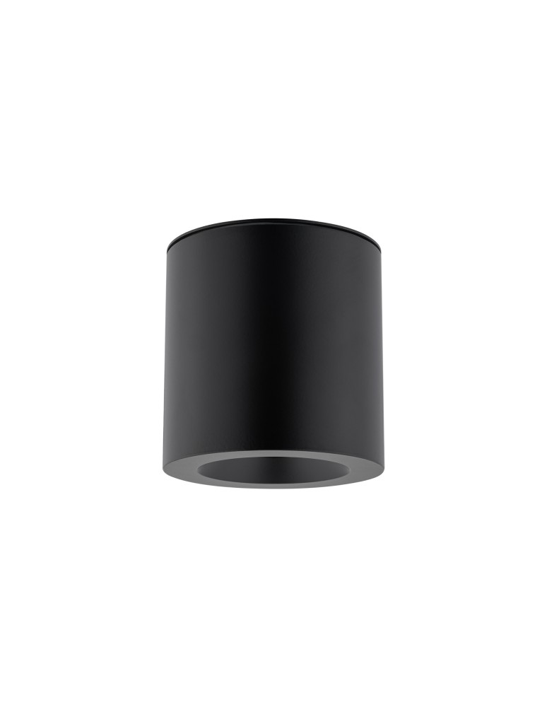 Hermetic ceiling luminaires - Nowodvorski CEARA Surface-mounted Max wattage 15W only LED GU10 IP44 Black 10714 - product kolory-swiatla.pl 1