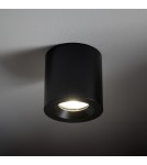 Hermetic ceiling luminaires - Nowodvorski CEARA Surface-mounted Max wattage 15W only LED GU10 IP44 Black 10714 - product 2