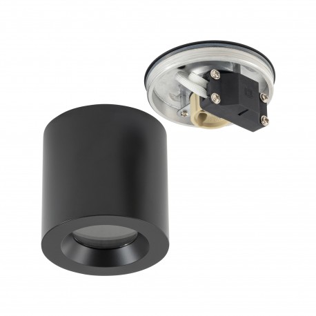 Nowodvorski CEARA Downlights Natynkowa Max moc 15W only LED GU10 Czarny 10714