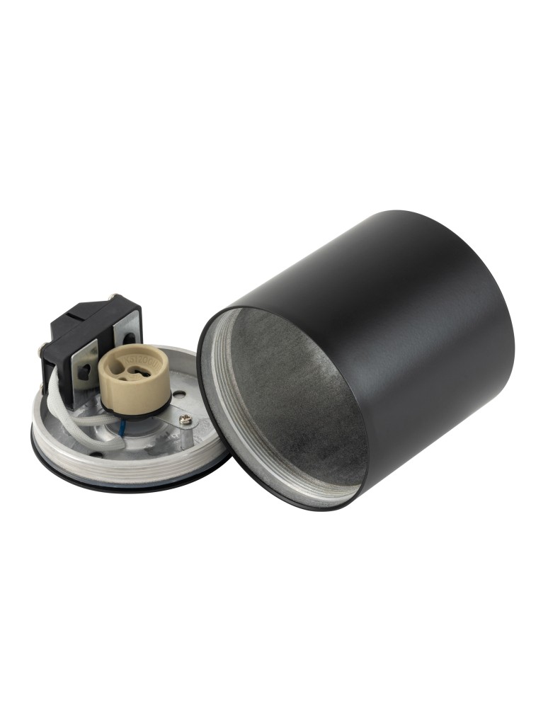 Hermetic ceiling luminaires - Nowodvorski CEARA Surface-mounted Max wattage 15W only LED GU10 IP44 Black 10714 - product kolory-swiatla.pl 6