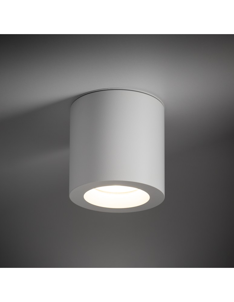 Hermetic ceiling luminaires - Nowodvorski CEARA Surface-mounted Max wattage 15W only LED GU10 IP44 White 10715 - product kolory-swiatla.pl 2