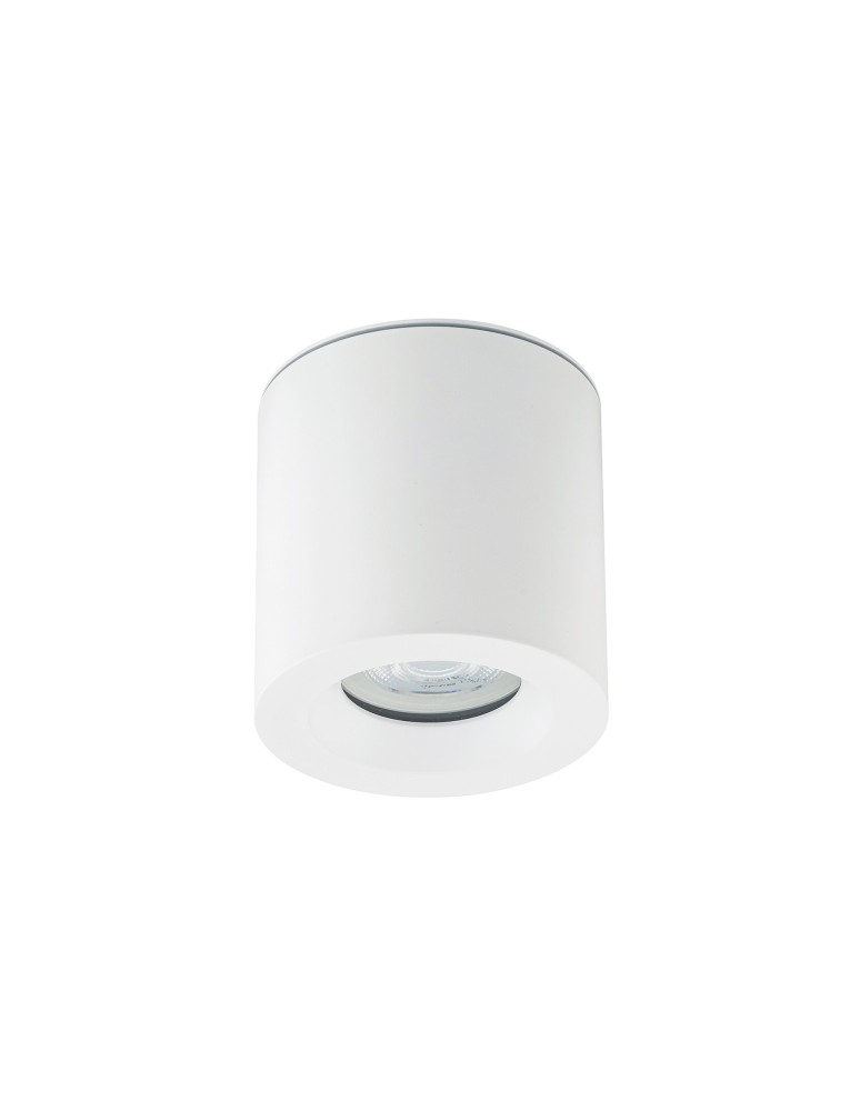 Hermetic ceiling luminaires - Nowodvorski CEARA Surface-mounted Max wattage 15W only LED GU10 IP44 White 10715 - product kolory-swiatla.pl 3