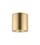 Hermetic ceiling luminaires - Nowodvorski CEARA Surface-mounted Max wattage 15W only LED GU10 IP44 Brass 10716 - product 1