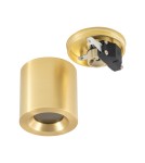 Hermetic ceiling luminaires - Nowodvorski CEARA Surface-mounted Max wattage 15W only LED GU10 IP44 Brass 10716 - product 5