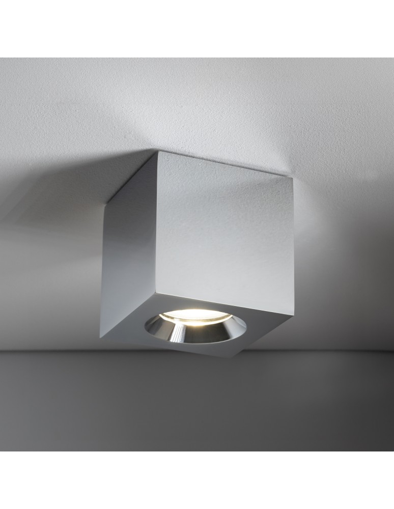 Hermetic ceiling luminaires - Nowodvorski PARANA Surface-mounted Max wattage 15W only LED GU10 IP44 Chrome 10717 - product kolory-swiatla.pl 2