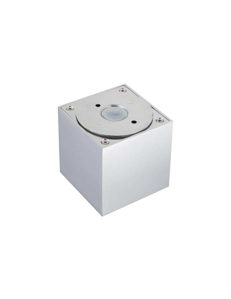 Hermetic ceiling luminaires - Nowodvorski PARANA Surface-mounted Max wattage 15W only LED GU10 IP44 Chrome 10717 - product kolory-swiatla.pl 4