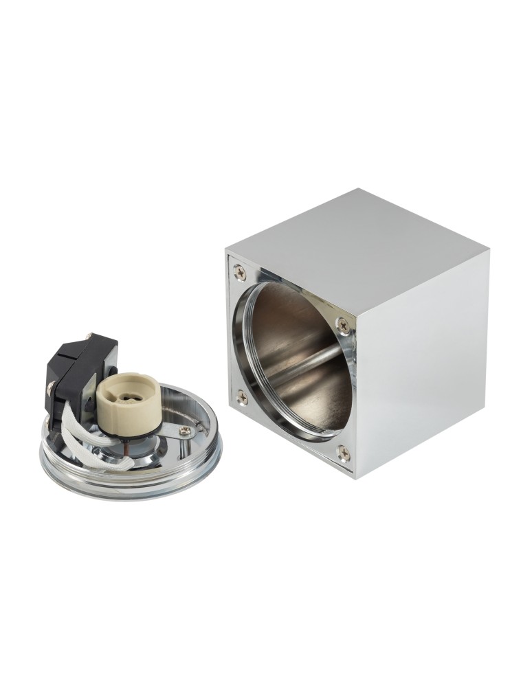 Hermetic ceiling luminaires - Nowodvorski PARANA Surface-mounted Max wattage 15W only LED GU10 IP44 Chrome 10717 - product kolory-swiatla.pl 6