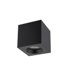 Hermetic ceiling luminaires - Nowodvorski PARANA Surface-mounted Max wattage 15W only LED GU10 IP44 Black 10718 - product 1