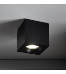 Hermetic ceiling luminaires - Nowodvorski PARANA Surface-mounted Max wattage 15W only LED GU10 IP44 Black 10718 - product 2