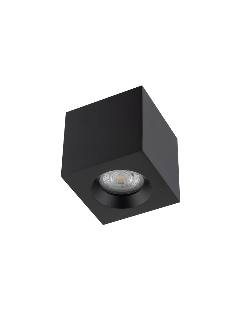 Hermetic ceiling luminaires - Nowodvorski PARANA Surface-mounted Max wattage 15W only LED GU10 IP44 Black 10718 - product kolory-swiatla.pl 3