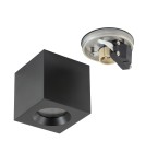 Hermetic ceiling luminaires - Nowodvorski PARANA Surface-mounted Max wattage 15W only LED GU10 IP44 Black 10718 - product 5