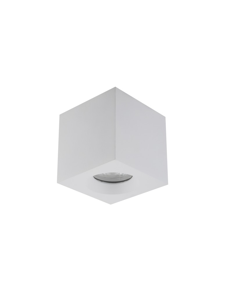 Hermetic ceiling luminaires - Nowodvorski PARANA Surface-mounted Max wattage 15W only LED GU10 IP44 White 10719 - product kolory-swiatla.pl 1