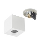 Hermetic ceiling luminaires - Nowodvorski PARANA Surface-mounted Max wattage 15W only LED GU10 IP44 White 10719 - product 5