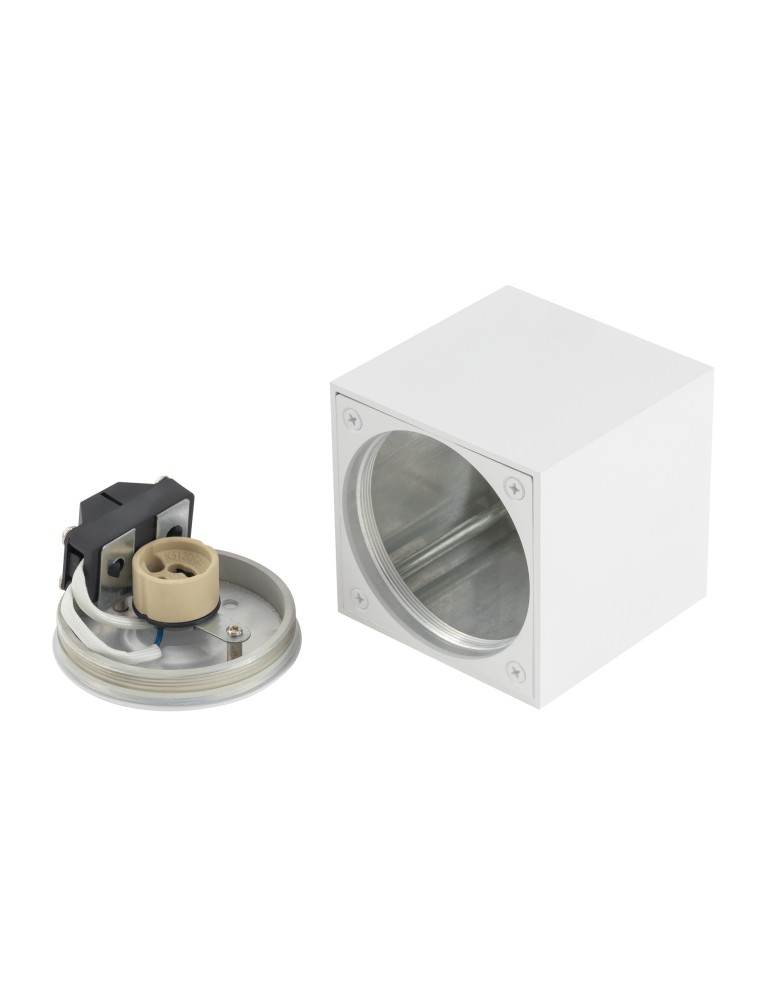 Hermetic ceiling luminaires - Nowodvorski PARANA Surface-mounted Max wattage 15W only LED GU10 IP44 White 10719 - product kolory-swiatla.pl 6