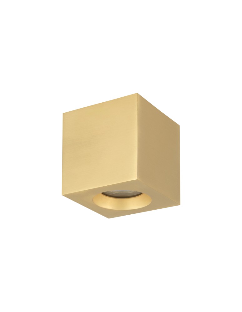 Hermetic ceiling luminaires - Nowodvorski PARANA Surface-mounted Max wattage 15W only LED GU10 IP44 Brass 10720 - product kolory-swiatla.pl 1