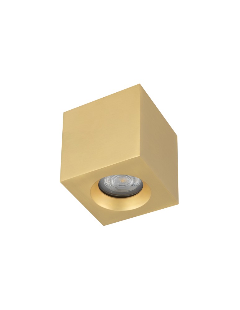 Hermetic ceiling luminaires - Nowodvorski PARANA Surface-mounted Max wattage 15W only LED GU10 IP44 Brass 10720 - product kolory-swiatla.pl 3
