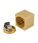 Hermetic ceiling luminaires - Nowodvorski PARANA Surface-mounted Max wattage 15W only LED GU10 IP44 Brass 10720 - product 6