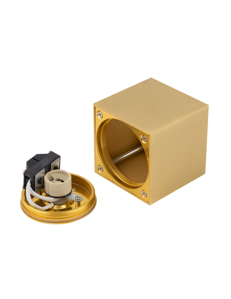 Hermetic ceiling luminaires - Nowodvorski PARANA Surface-mounted Max wattage 15W only LED GU10 IP44 Brass 10720 - product kolory-swiatla.pl 6