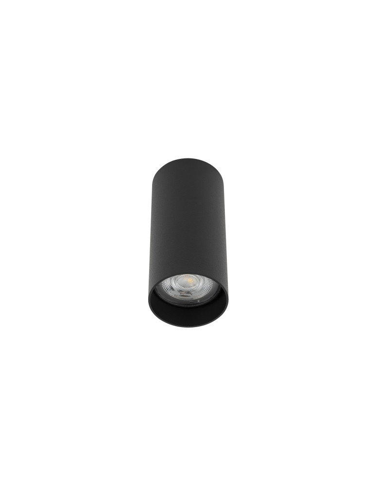 Round ceiling luminaires - Nowodvorski MONO S Surface-mounted Max wattage 10W only LED GU10 Black 10778 - product kolory-swiatla.pl 3